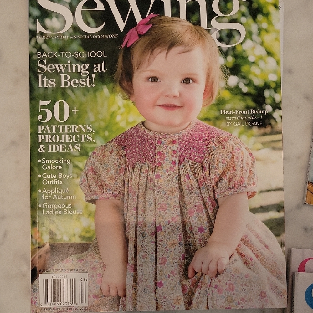 Classic Sewing Magazine Autumn 2019 Uncut Pattern
